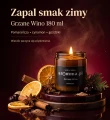 Naturalna świeca sojowa Aromma o zapachu Grzane Wino.