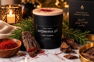 Cedr i Szafran 300 ml z wieczkiem