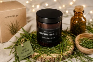 Świeca Sojowa - Fresh Cut Grass 180 ml - zapach świeżo ściętej trawy!