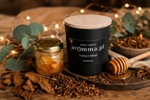 Świeca sojowa Aromma 180 ml TYTOŃ I MIÓD SPRAWDŹ!