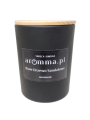 Naturalna świeca sojowa Aromma o zapachu Białe Drzewo Sandałowe.