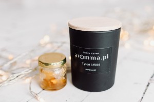 Świeca Sojowa Aromma - Tytoń i Miód 300 ml - NUTA MARYNARSKA - NATURALNA 100% EKO