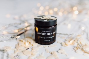 Świeca Sojowa - Marcepan i Migdał 120 ml - SŁODKA!