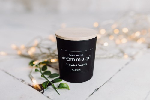Świeca sojowa Aromma Szałwia i Paczula