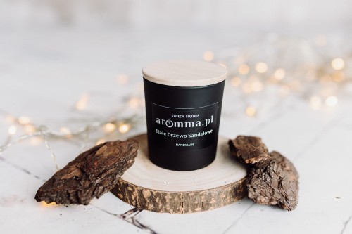 Świeca sojowa Aromma Białe Drzewo Sandałowe