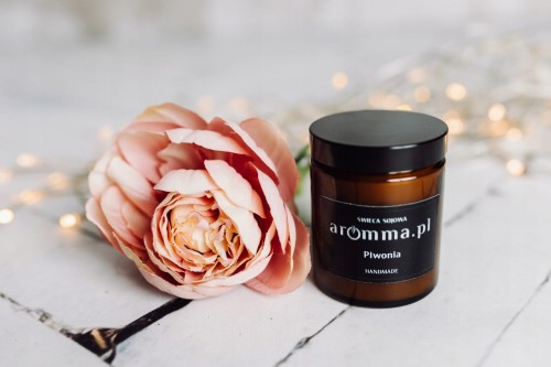 Świeca sojowa Aromma Piwonia