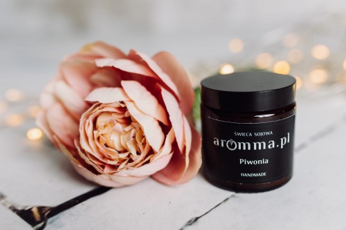 Świeca sojowa Aromma Piwonia
