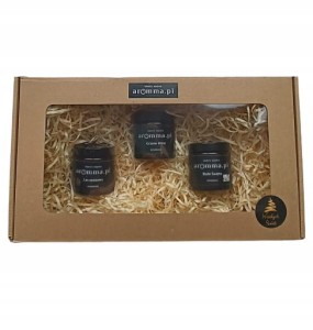 ZESTAW ŚWIĄTECZNY ŚWIECE AROMMA 120 + 120 + 120 ML - INTENSYWNE 100% EKO - SAM WYBIERASZ NUTY!