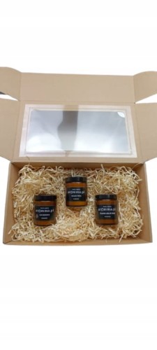 Zestaw naturalne świece sojowe na prezent.