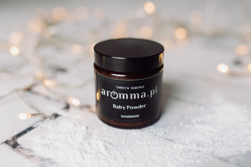 Świeca sojowa Aromma Baby Powder świeżo zasypka do dzieci